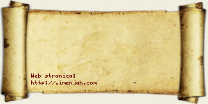 Jana Josifović vizit kartica